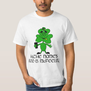 Roligt irländarenamn tee shirt