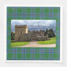 Roligt Irvine/Irving Klans Drum Castle Tartan
