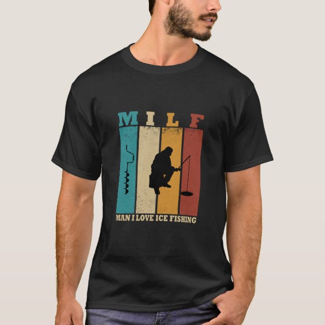 roligt isfiske t shirt (Framsida)
