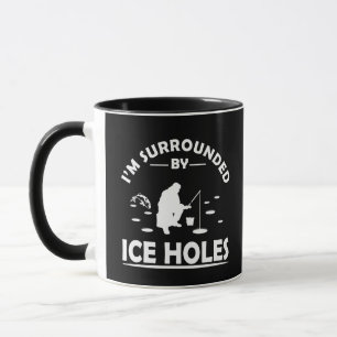 Roligt isfiskecitat mugg