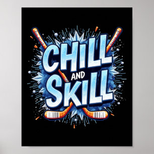 Roligt ishockeycitat presentförmåga poster
