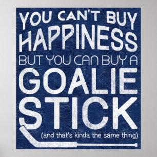 Roligt ishockeyGoaliekonstverk Poster
