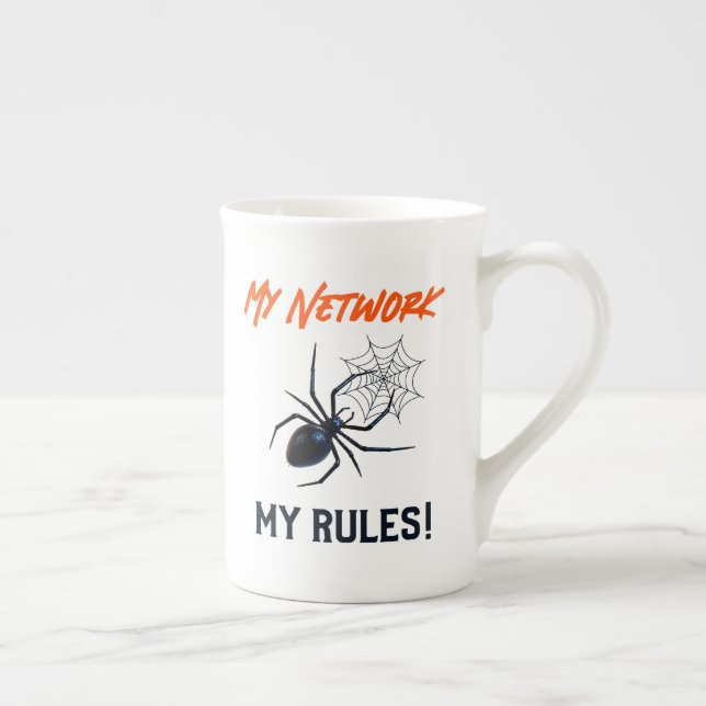 Roligt IT-nätverksadministratörshumorpresent Benporslin Mugg (Höger)