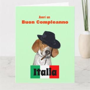 Roligt italienskt kort för