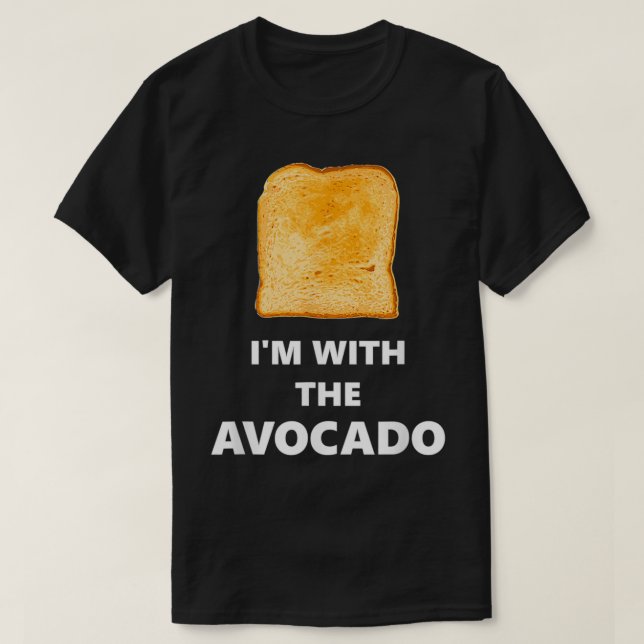 Roligt Ix27m med Avocado Toast Halloween-kostym T Shirt (Design framsida)