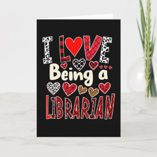 Roligt Jag älskar att vara bibliotekarie Alla hjär Kort