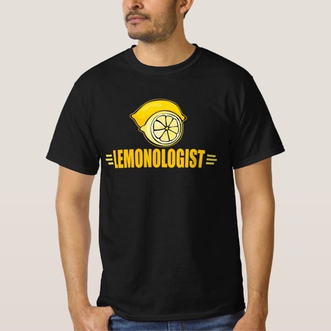 Roligt Jag Älskar Citroner Tee Shirt (Framsida)