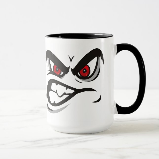 Roligt Jag Är Inte En Morgonperson Utan Kaffe Mugg (Höger)