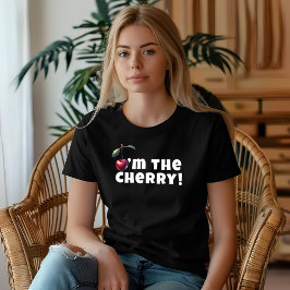 Roligt, jag är körsbärsstämningens slogan på mors  t shirt