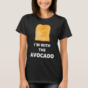 Roligt jag är med Avocado Toast Halloween Costume T Shirt