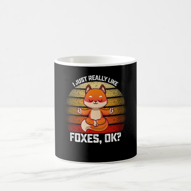 Roligt, jag bara verkligen gillar rävar ok kaffemugg (Center)