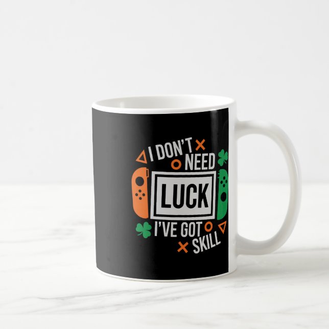 Roligt jag behöver inte tur jag har skicklighet St Kaffemugg (Höger)