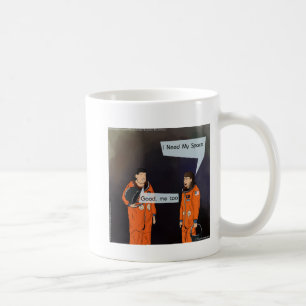 Roligt, jag behöver mitt utrymme kaffemugg