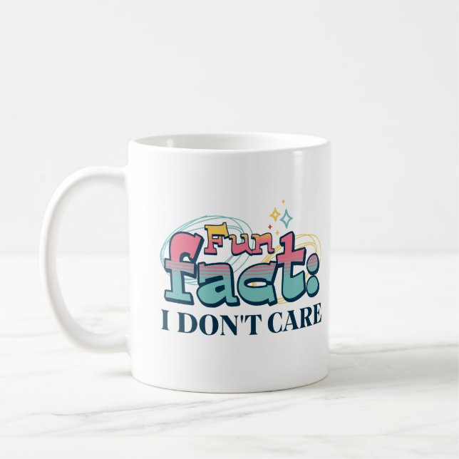 Roligt... Jag bryr mig inte om att Sarcastic säger Kaffemugg (Vänster)