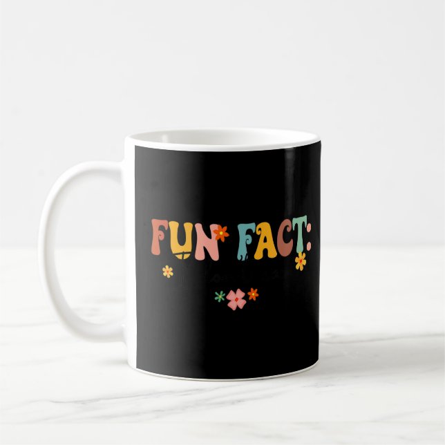 Roligt Jag bryr mig inte om Sarcasm Humor Groovy R Kaffemugg (Vänster)