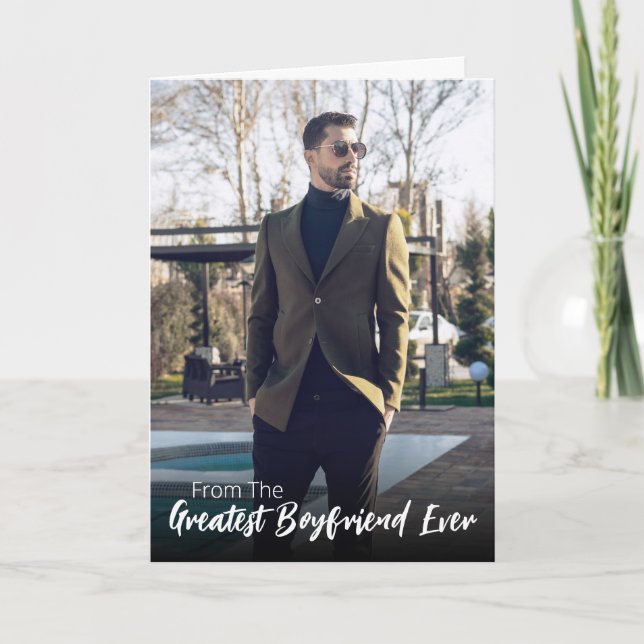 Roligt - Jag fick dig på hej - Foto Alla hjärtans  Kort (Framsida)