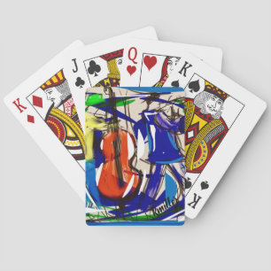 Roligt jazz-spelkort casinokort