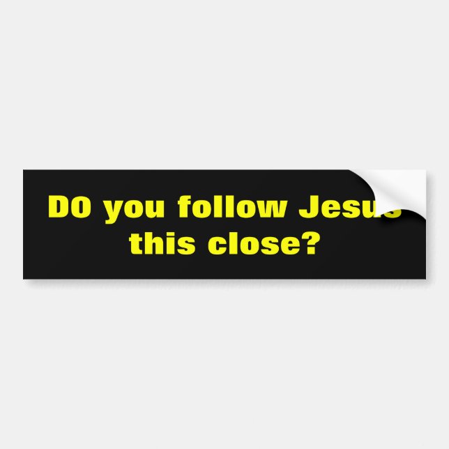 Roligt Jesus-citat Bildekal (Framsidan)