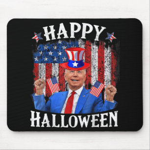 Roligt Joe Biden Happy halloween för fjärde juli m Musmatta