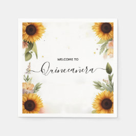 Roligt Joy Lily Twin Dual Joint Dubbla Quinceanera Pappersservett