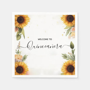 Roligt Joy Lily Twin Dual Joint Dubbla Quinceanera Pappersservett