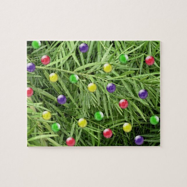 Roligt Jul 3D Ornaments Jigszle Puzzle Pussel (Horisontell)