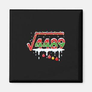 Roligt jul 67 meme kvadratrot 4489 slang matematik magnet