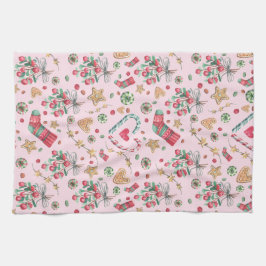 Roligt Jul Cookies and Candies Kökshandduk