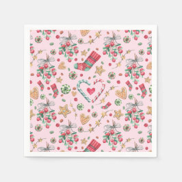 Roligt Jul Cookies and Candies Pappersservett