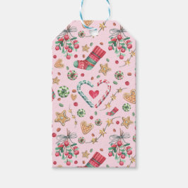 Roligt Jul Cookies and Candies Presentetikett