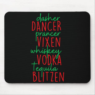Roligt jul Dasher Dancer Prancer Vixen Whiske Musmatta