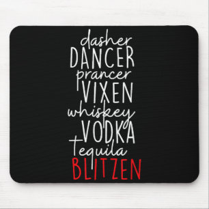 Roligt jul Dasher Dancer Prancer Vixen Whiske Musmatta