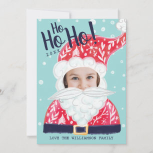 Roligt Jul Helgdag Jolly Jultomten Photo Card Julkort