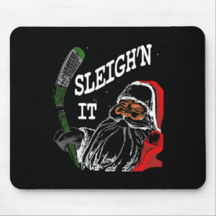 Roligt jul Hockey - Santa - Sleigh'n it Hockey Musmatta