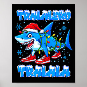 Roligt jul italiensk hjärnrot för män kvinnor Bo Poster