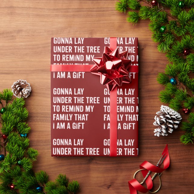 Roligt jul ligger under trädet julklappar presentpapper (Julgåva)