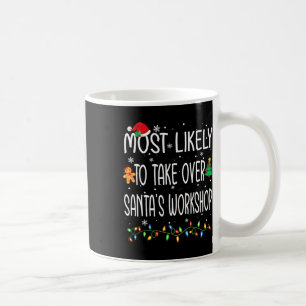 Roligt jul med största sannolikhet att ta över jul kaffemugg