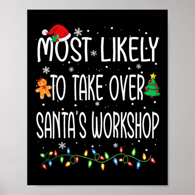 Roligt jul med största sannolikhet att ta över jul poster (Framsidan)