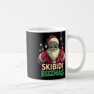 Roligt jul Rizz Tomte Skibidi Rizzmas 3 Kaffemugg
