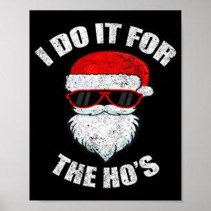 Roligt jul vuxen busig smutsig pyjamas, Ho Pj, Poster