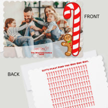 Roligt Julafton Gingerbröd-Candy cane-udd-ut