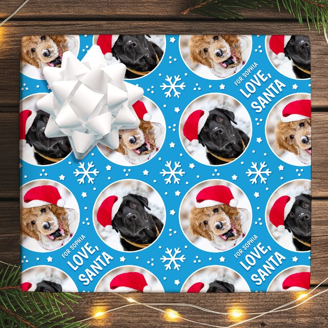 Roligt Juldagen Kärlek Santa Anpassningsbar Photo  Presentpapper (Skapare uppladdad)