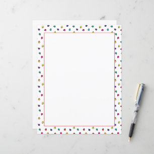 Roligt Juldekorationer Illustration Stationery