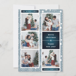 Roligt Julfotopaket | Snöflingor Julkort