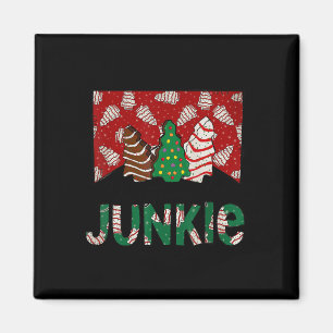 Roligt Julgran Cake Junkie Tis Season Väster Magnet