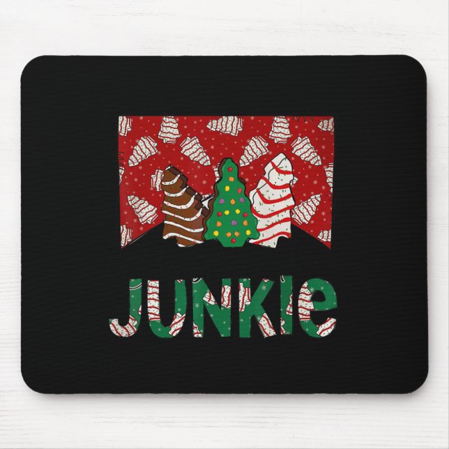 Roligt Julgran Cake Junkie Tis Season Väster Musmatta (Framsidan)