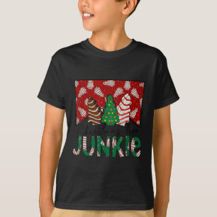 Roligt Julgran Cake Junkie Tis Season Väster T Shirt