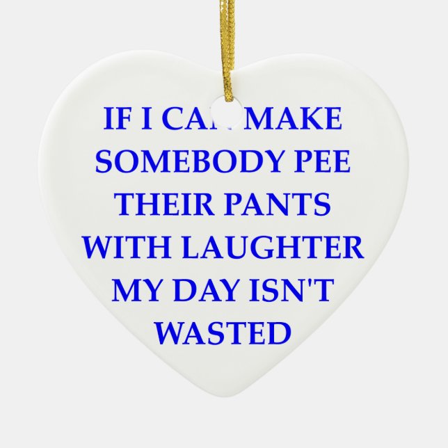 roligt julgransprydnad keramik (Framsidan)