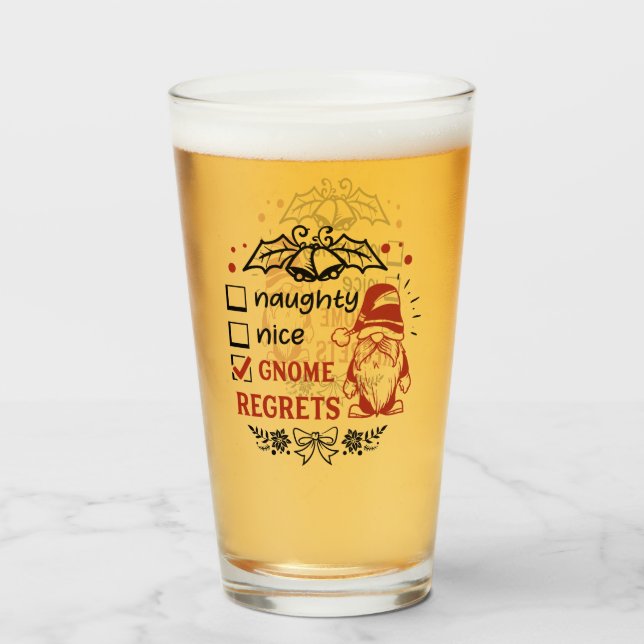 roligt julgrumlig ord art glaskopp (Framsida fylld)