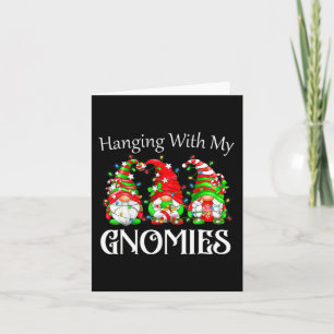 Roligt Julgrumling med min Gnomies-familj Kort